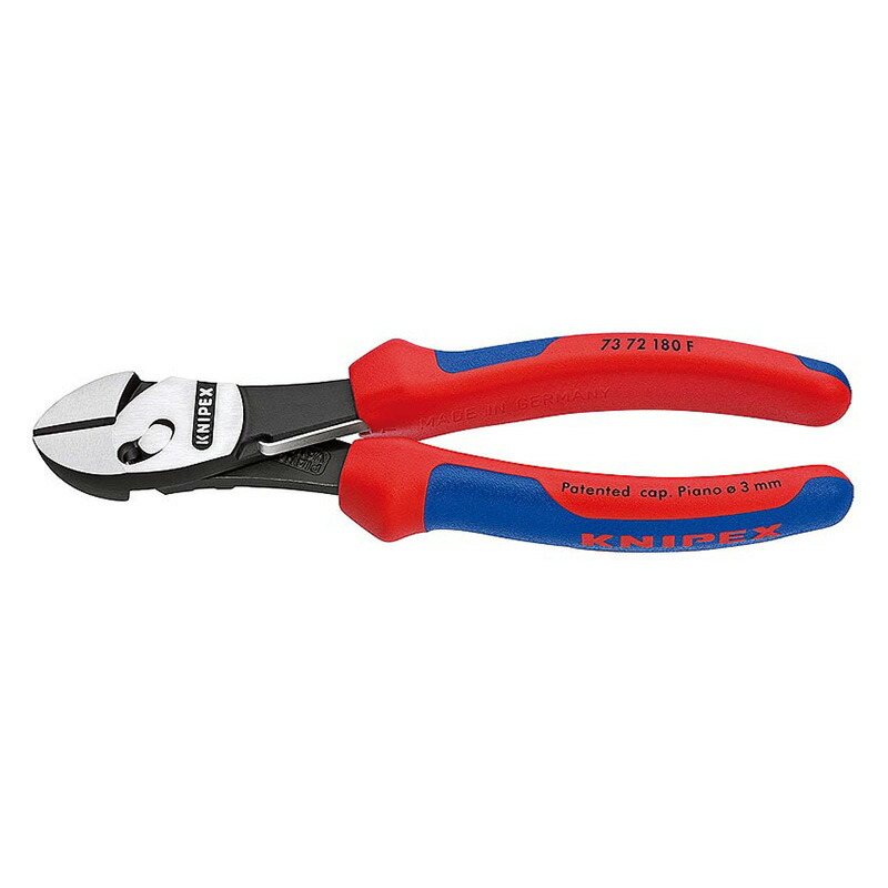 KNIPEX(クニペックス) ツインフォースニッパー 発条付 7372-180F