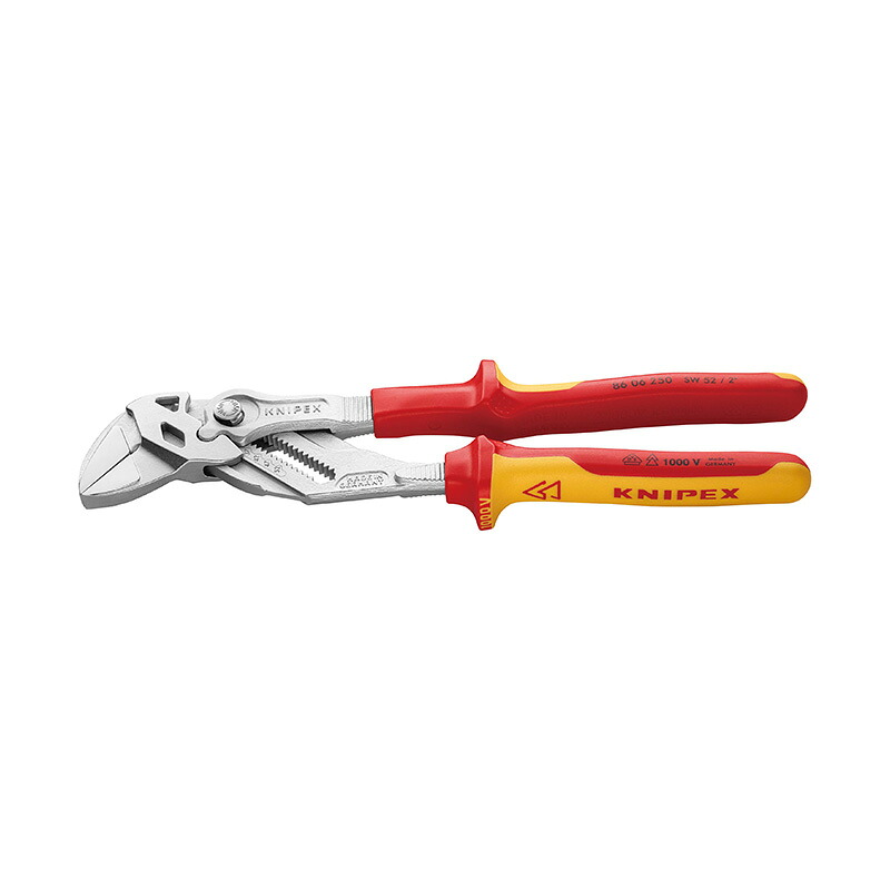 KNIPEX(クニペックス) 絶縁プライヤーレンチ (台紙付き) 8606-250SB｜カー用品のHot Road Second Shop