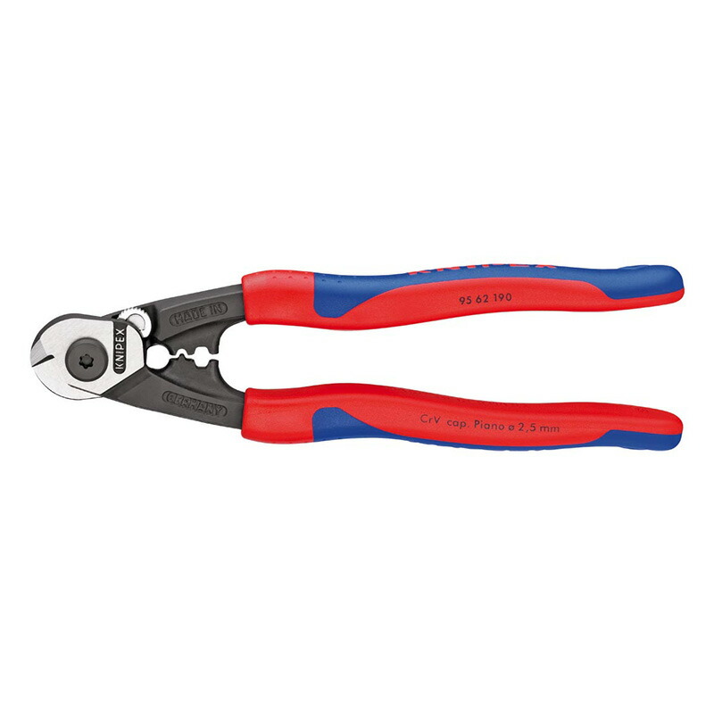 KNIPEX(クニペックス) ワイヤーロープカッター (台紙付き) 9562-190