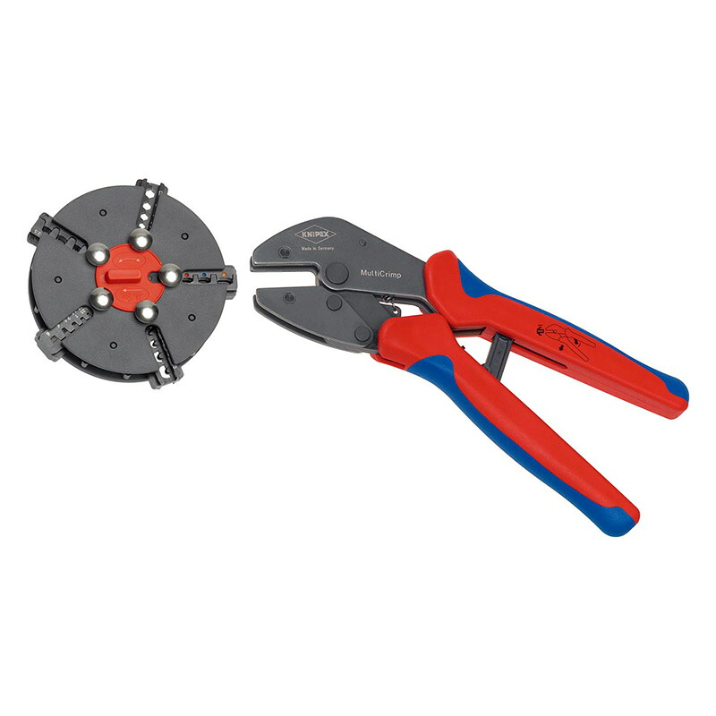 KNIPEX(クニペックス) マルチクリンプマガジン式圧着手道具 9733-02