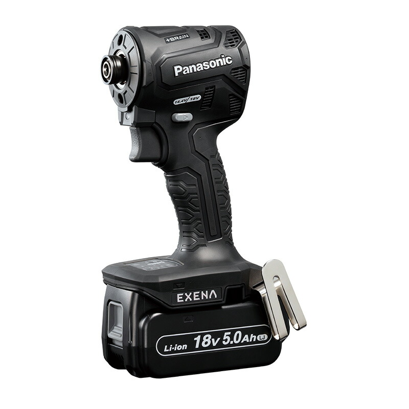 Panasonic（パナソニック） 充電インパクトドライバー(黒)18V 5.0Ah電池2個・本体・充電器・ケース EZ1PD1J18D-B