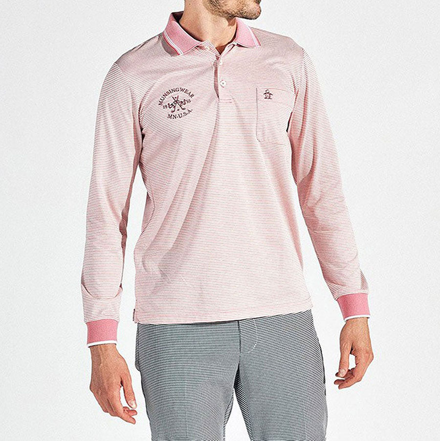15%OFF セール マンシングウェア munsingwear メンズ ポロシャツ 長袖 ゴルフウエア 吸汗速乾 おしゃれ 高機能MG5SLS22M
