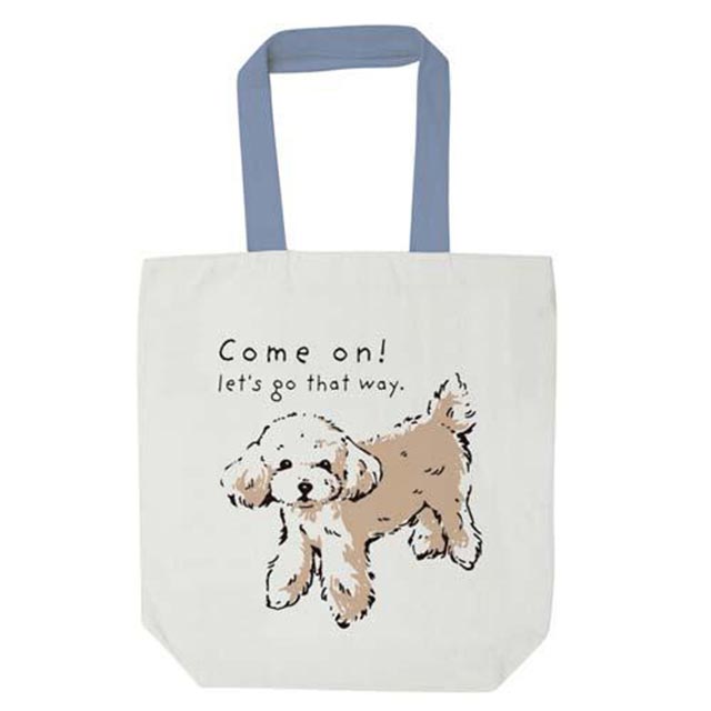 楽天市場】【2個セット】刺繍トートバッグ L ピンクプードル IT001-9