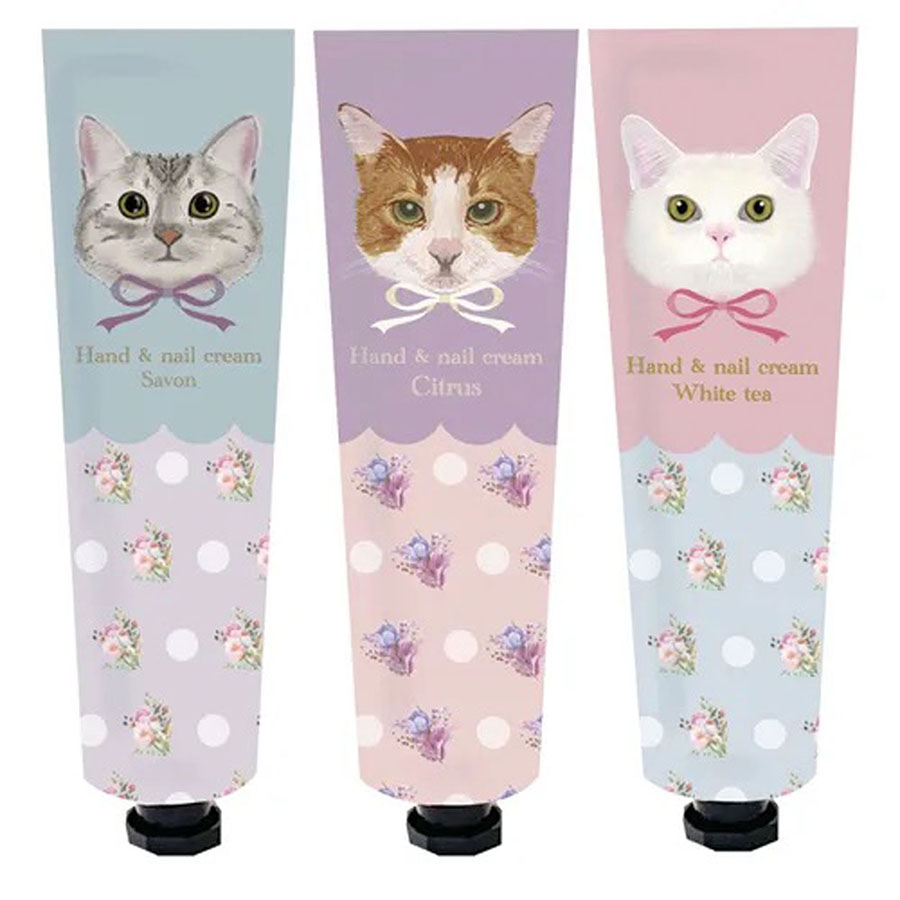 Sirojam ハンドクリーム【5本セット】大騒ぎの猫 hyd77_01.jpg