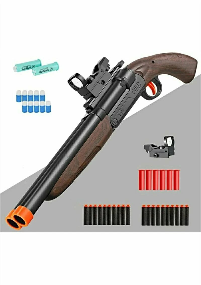 楽天市場】ショットガン風おもちゃ銃 ダブルバレルショットガン 中折れ