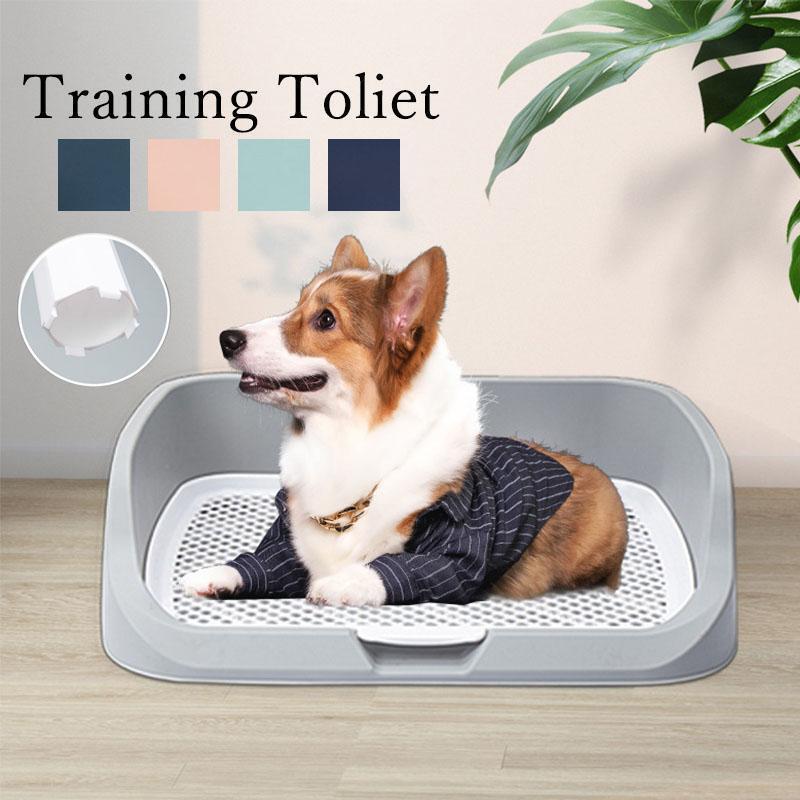 トレーニングトイレ ペット用 犬用トイレ 清潔ほとばしり防止 しつけ ワイド 犬トイレトレー