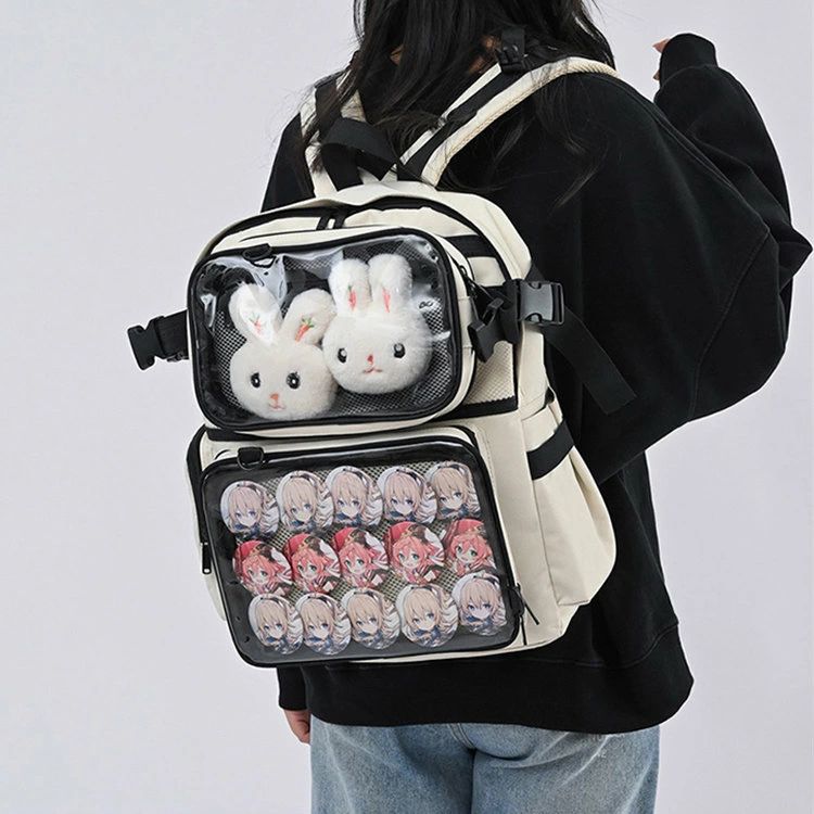 缶バッチ ぬいぐるみ バッグ 痛 痛バ カバン バッグ 痛リュック 男女兼用 メンズ レディース リュックサック リュック