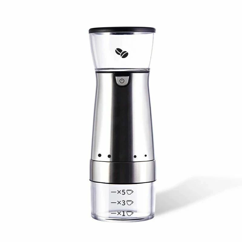 ポータブル電動コーヒーメーカー１ セラミック刃 ミニコーヒーマシン コーヒーミル 電動ミル