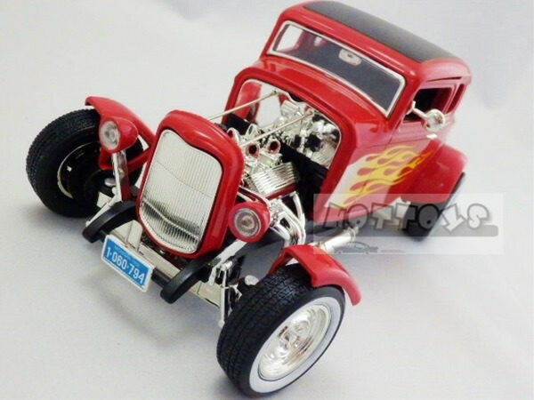楽天市場】ミニカー 1/18 デュースクーペ ラットフィンク 緑