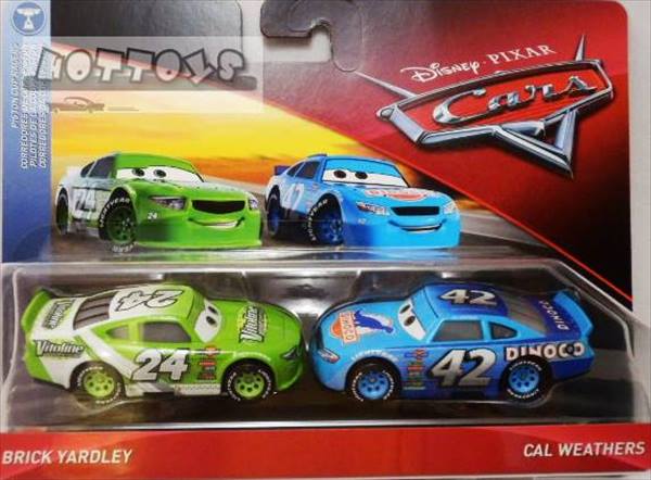 楽天市場 ディズニーカーズ ミニカー マテル製 ミア ティア トレイとジュース付 の2台セット カーズ おもちゃ 予約商品 Hottoys ホットトイズ