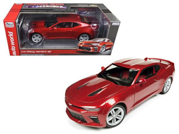 ◎1/18 AutoWorld☆2016 シボレー・カマロ SS キャンディレッド 1002台限定品!【予約商品】|HOTTOYS ホットトイズ