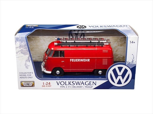楽天市場】ミニカー 1/24 MOTORMAX☆VW ワーゲンバス タイプ2