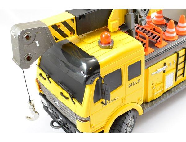 超精密ラジコン 1 18 ラジコンクレーン車 黄色 その他 予約商品 Hottoys ホットトイズ本格的 精密ラジコンです