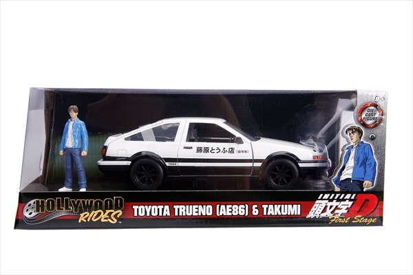 Jadatoys 頭文字D スプリンタートレノAE86 藤原とうふ店　1/24 楽天市場】JADA TOYS 1/24SCALE Hollywood Rides - INITIAL D 頭