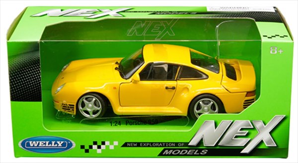 楽天市場】ミニカー□WELLY□1/24 1986 ポルシェ 959 赤色 Porsche 959