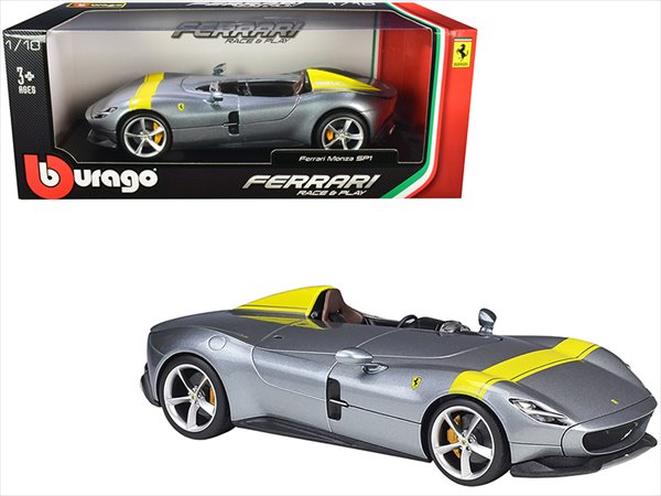 ミニカー トイカー 売れ筋新商品 フェラーリ Sp1 予約商品 Monza Sp1 銀色 Ferrari モンツァ ミニカー ブラゴ 1 18 フェラーリ Www Uniquesystemaligner Com Br