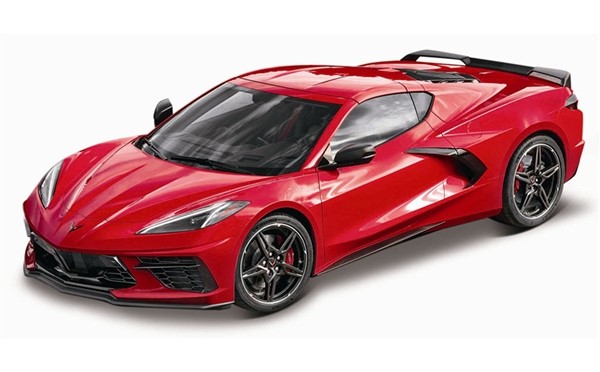 ミニカー 1/18 maisto☆ 2020 コルベット・スティングレー C8 赤いこと  Chevrolet Corvette C8 Stingray  【取っておく商いもの】