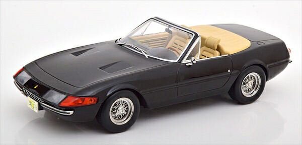 ミニカー 1/18 1969 フェラーリ 365 GTS デイトナ・スパイダー 黒 KKS 予約商品|HOTTOYS ホットトイズ