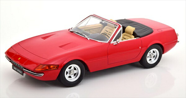 ミニカー 1/18 1969 フェラーリ 365 GTB/4 デイトナ・スパイダー 赤いこと KKS 取っておく商いもの ミニカー・トイカー-乗り物のおもちゃ-車