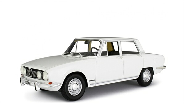 ミニカー アルファロメオ 1750 ベルリーナ 白いこと 1968 1/18 LRM  取っておく商いもの