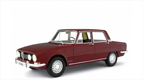 ミニカー アルファロメオ 1750 ベルリーナ マルーン色 1968 1/18 LRM  取っておく商いもの