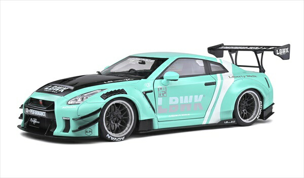 楽天市場】ミニカー 1/18 GTR LBワークス 紫色 GT-R (R35) Liberty