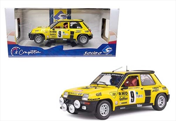 ミニカー 1 18 ルノー 5 ターボ 9 黄色 Solido Renault 5 Turbo Monte Carlo 9 予約商品 Tajikhome Com