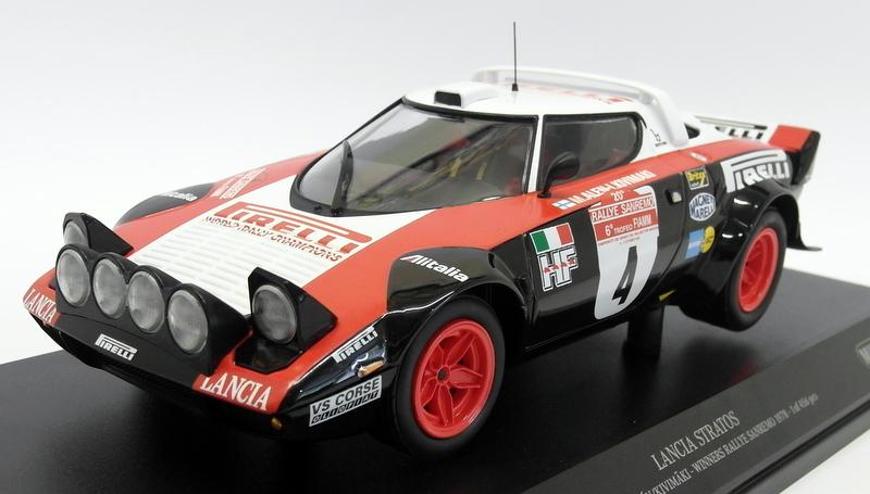 ミニカー 1/18  ランチア ストラトス  ＃4 黒 PIRELLI Minichamps 【取っておく商いもの】