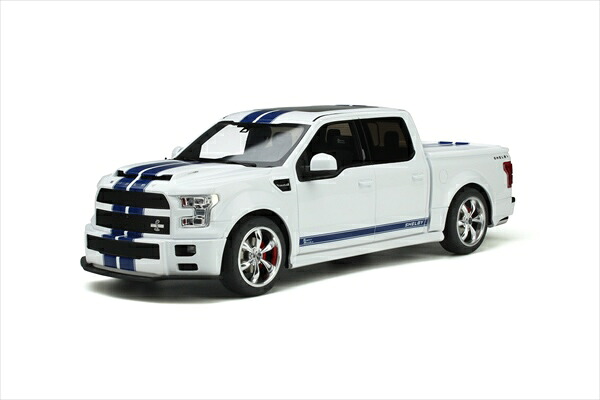 ミニカー 1/18 GT SPIRIT  シェルビー F150 スーパースネーク 白/青 Shelby F150 Super Snake 2017【押さえる取っておく商いもの】