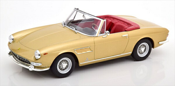 ミニカー　1/18　フェラーリ ミニカー　フェラーリ 275GTS　スパイダー　金色　KK-Scale KKS　Ferrari 275 GTS Pininfarina Spyder 1964 【予約商品】｜HOTTOYS　ホットトイズ
