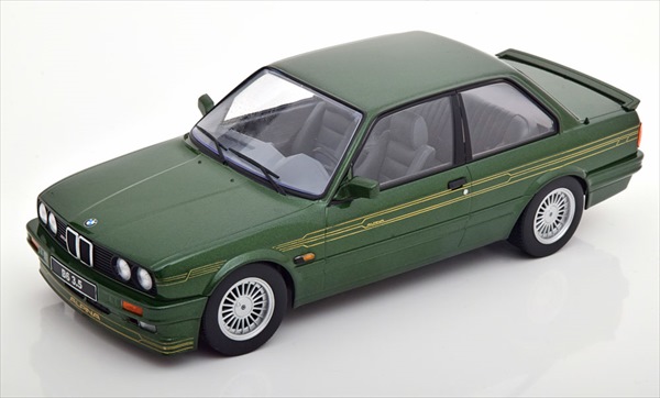 ミニカー　1/18　BMW アルピナ　B6 3.5 E30 1988　緑色　KKS　限定品　BMW Alpina B6 3.5 E30 1988【限定予約商品】｜HOTTOYS　ホットトイズ