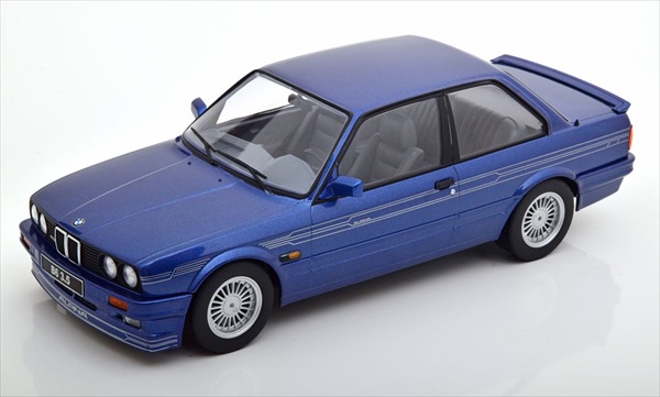 ミニカー　1/18　BMW アルピナ　B6 3.5 E30 1988　ブルーメタ色　KKS　限定品　BMW Alpina B6 3.5 E30 1988【限定予約商品】｜HOTTOYS　ホットトイズ