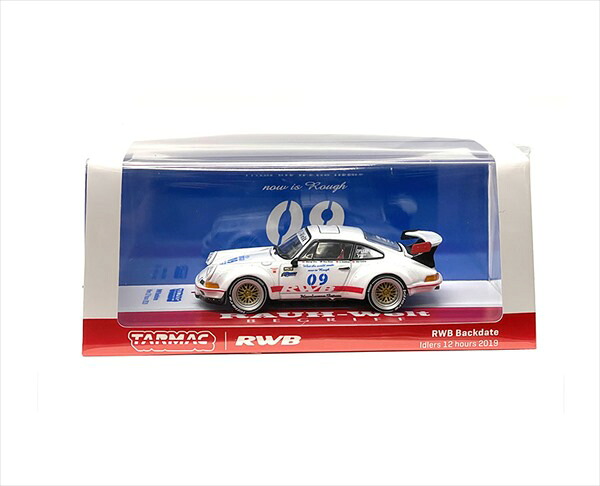 ミニカー 1/43 Tarmac☆2019 ポルシェ 白 Tarmac Works 1:43 RWB Backdate Idlers 12 Hours 2019【取って置く商いもの】 乗り物のおもちゃ-車-おもちゃ