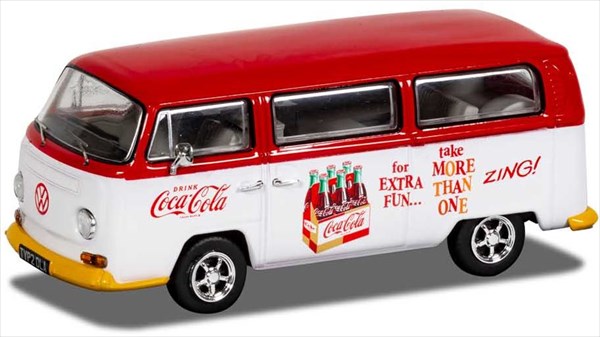 楽天市場】ミニカー 1/43 CORGI ワーゲンバス コカコーラ