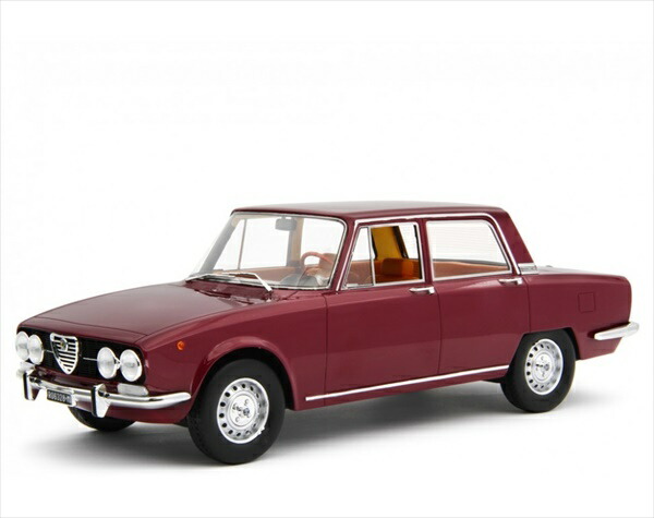 ミニカー アルファロメオ 1971 ベルリーナ 2000 エンジ色 1971 1/18 LRM ALFA ROMEO 2000 BERLINA 1971 取っておく商いもの