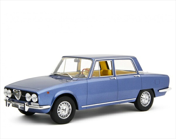 ミニカー アルファロメオ 1971 ベルリーナ 2000 青み色 1971 1/18 LRM ALFA ROMEO 2000 BERLINA 1971 取っておく商いもの