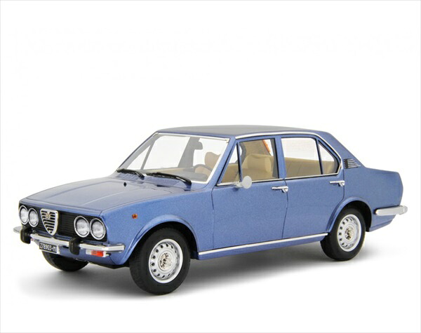 ミニカー アルファロメオ 1975 アルフェッタ ブルーメタリック色 1971 1/18 LRM ALFA ROMEO ALFETTA 1.8 1975 取っておく商いもの