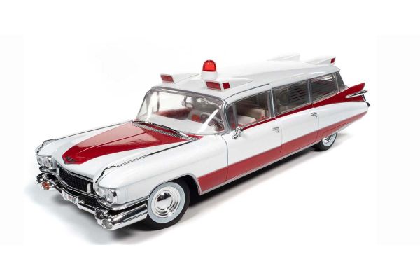 ミニカー　1/18　1959　キャデラック　エルドラド　救急車 　 1959 Cadillac Eldorado Ambulance【予約商品】｜HOTTOYS　ホットトイズ