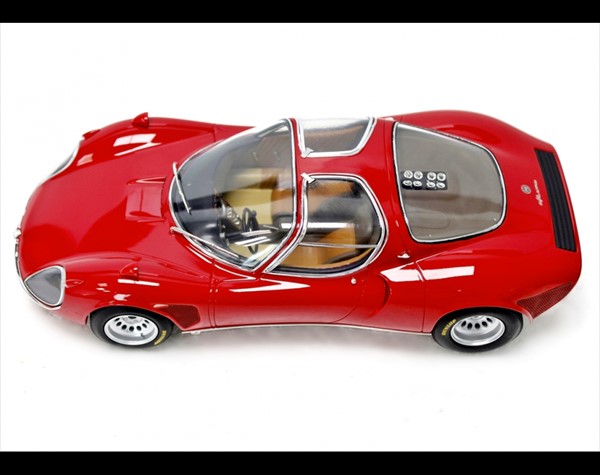 ミニカー 1 18 ROMEO 限定予約商品 33 VERSION 赤色 STRADALE 1967 C