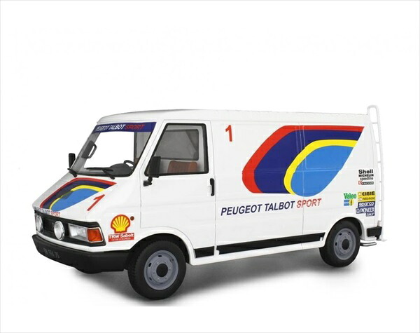 ミニカー 1/18 シトロエン バン プジョー野球クラブ 貨物自動車 白 CITRO?N C35 ASSISTENZA PEUGEOT TALBOT SPORT - 1986 命令  取っておく商いもの
