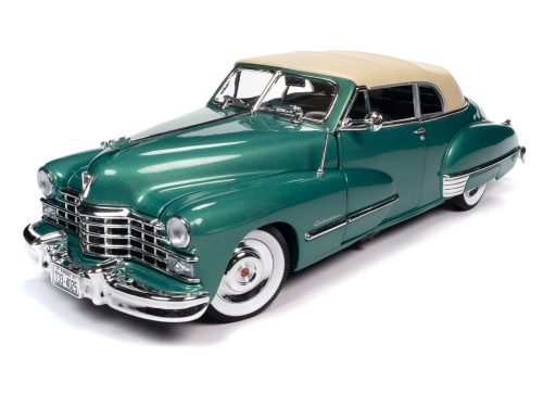 ミニカー 1/18 1947 キャデラック 続きもの62 オープンカー 緑であることメタ/白いこと AUTOWORLD 1947 Cadillac Series 62 Cabriolet 【取って置く商いもの】