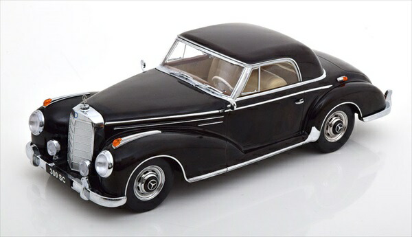 ミニカー メルセデスベンツ 1955 300Sクーペ 黒 1/18 KKS MERCEDES BENZ - 300S COUPE (W188) 1955 【予約商品】|HOTTOYS ホットトイズ