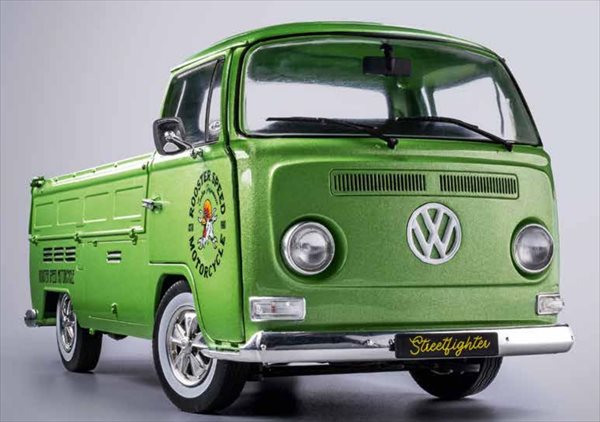 楽天市場】ミニカー 1/18 VW ワーゲンバス ピックアップ 青色