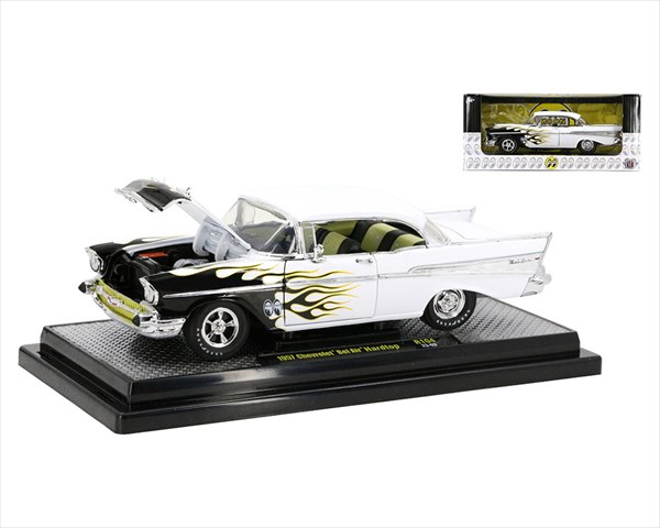 楽天市場】ミニカー 1/24 M2 Machines☆1957 シボレー・ベルエア