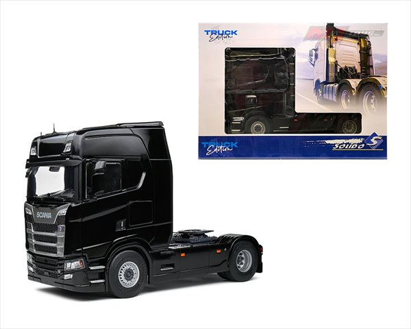 楽天市場】ミニカー 1/24 ボルボ トレーラートラック 黒色 2022 Volvo FH16 Globetrotter XL  Solido【予約商品】 : HOTTOYS ホットトイズ