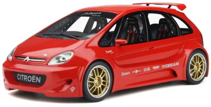 ミニカー 1/18 シトロエン スバーロ パブロ・ピカソ 優勝杯 (赤いこと) 分野押さえる 2,000台 Citroen Sbarro Picasso Cup Rouge OTTO-MOBILE【取っておく商いもの】