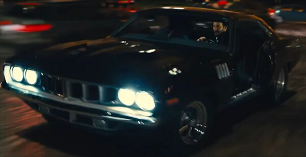 ミニカー 1/18 ジョン・ウィック 4 1971 プリムス・バラクーダ アメ車 PLYMOUTH - CUDA COUPE 1971 - JOHN WICK CHAPTER 4【取っておく商いもの】