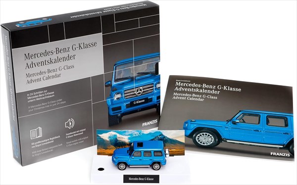ミニカー メルセデス・ベンツ G社会階級 青 1/43 パノラマ精神的な統合一揃いの道具 発動機音生まれ変わり♪ ゲレンデ  【人並み外れた押さえる取っておく品】