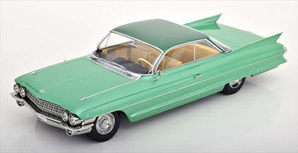 ミニカー 1/18 KKS 1962 キャデラック 天魔波旬 緑であること色   Cadillac Series 62 Coupe DeVille 1961【取っておく商いもの】 おもちゃ-車