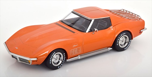 ミニカー　1/18　KKS　1972　コルベット　C3　オレンジ色　CORVETTE C3 1972　【予約商品】｜HOTTOYS　ホットトイズ